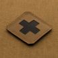 Preview: M-TAC®: Medic Cross Patch - Laser Cut coyote/schwarz